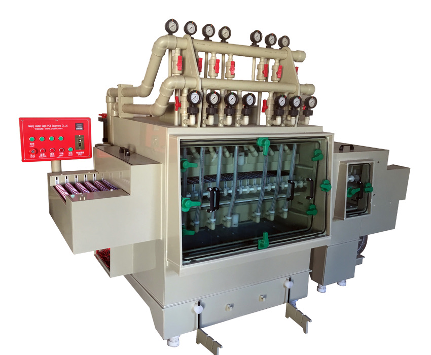 Aluminium etching machine