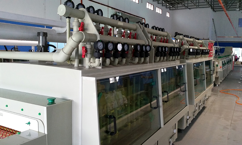 Automatic photo etching line — GE photochemical etching machine for PCB and metal sheets