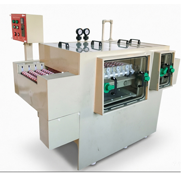 Compact laboratory etching machine